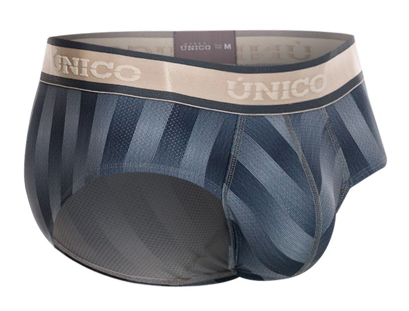 Mundo Unico Men's Underwear 24100101114 Ejes Briefs Color 59-Gray
