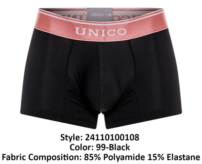 Mundo Unico Men's Underwear 24110100108 Oro Rosa Trunks Color 99-Black