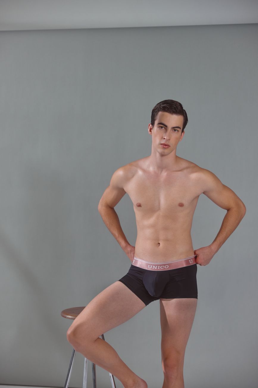 Mundo Unico Men's Underwear 24110100108 Oro Rosa Trunks Color 99-Black