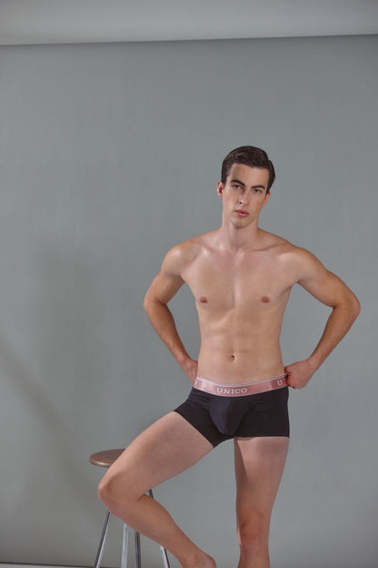 Mundo Unico Men's Underwear 24110100108 Oro Rosa Trunks Color 99-Black