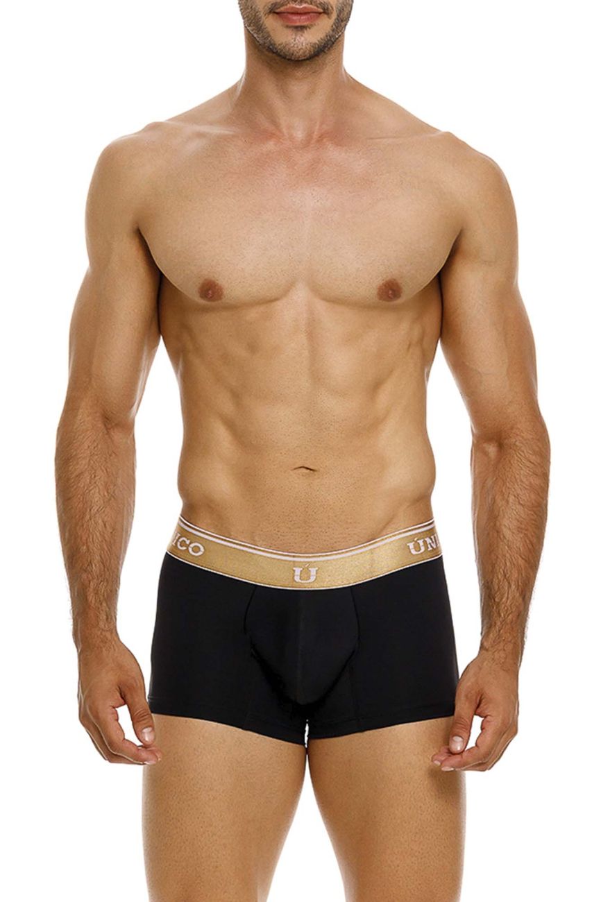 Mundo Unico Men's Underwear 24110100110 Lingote Trunks Color 99-Black