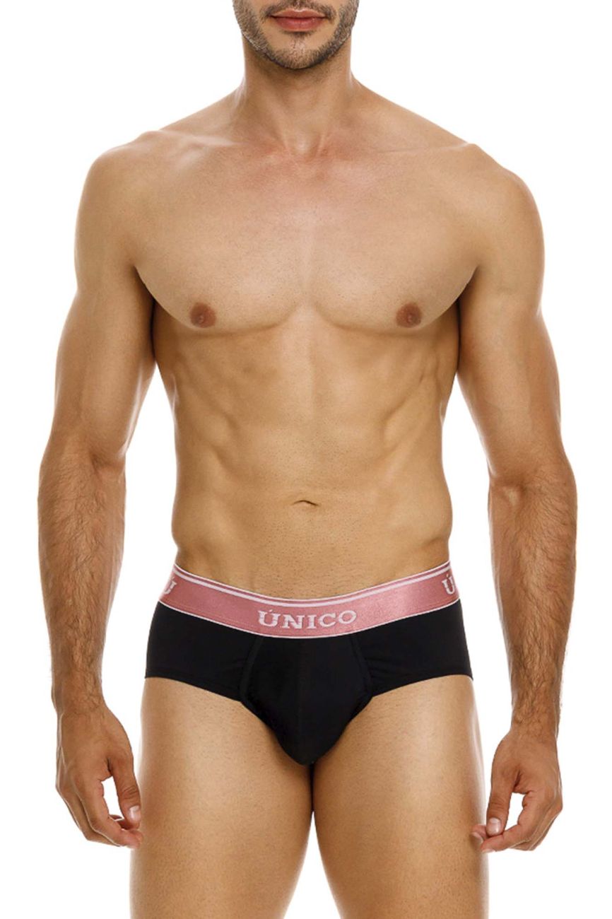 Mundo Unico Men's Underwear 24110101108 Oro Rosa Briefs Color 99-Black