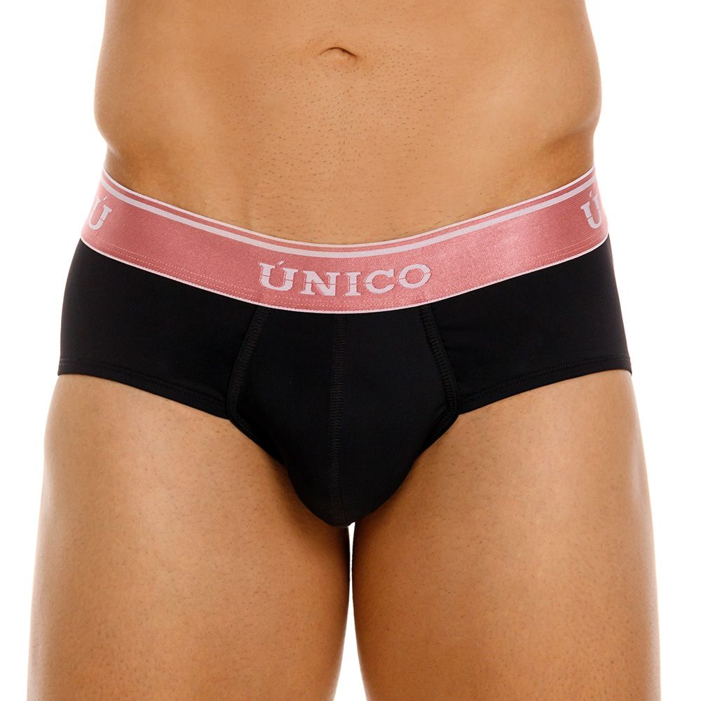 Mundo Unico Men's Underwear 24110101108 Oro Rosa Briefs Color 99-Black