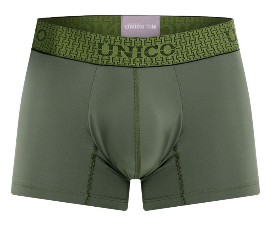 Mundo Unico Men's Underwear 25020100105 Glauco Trunks Color 43-Green