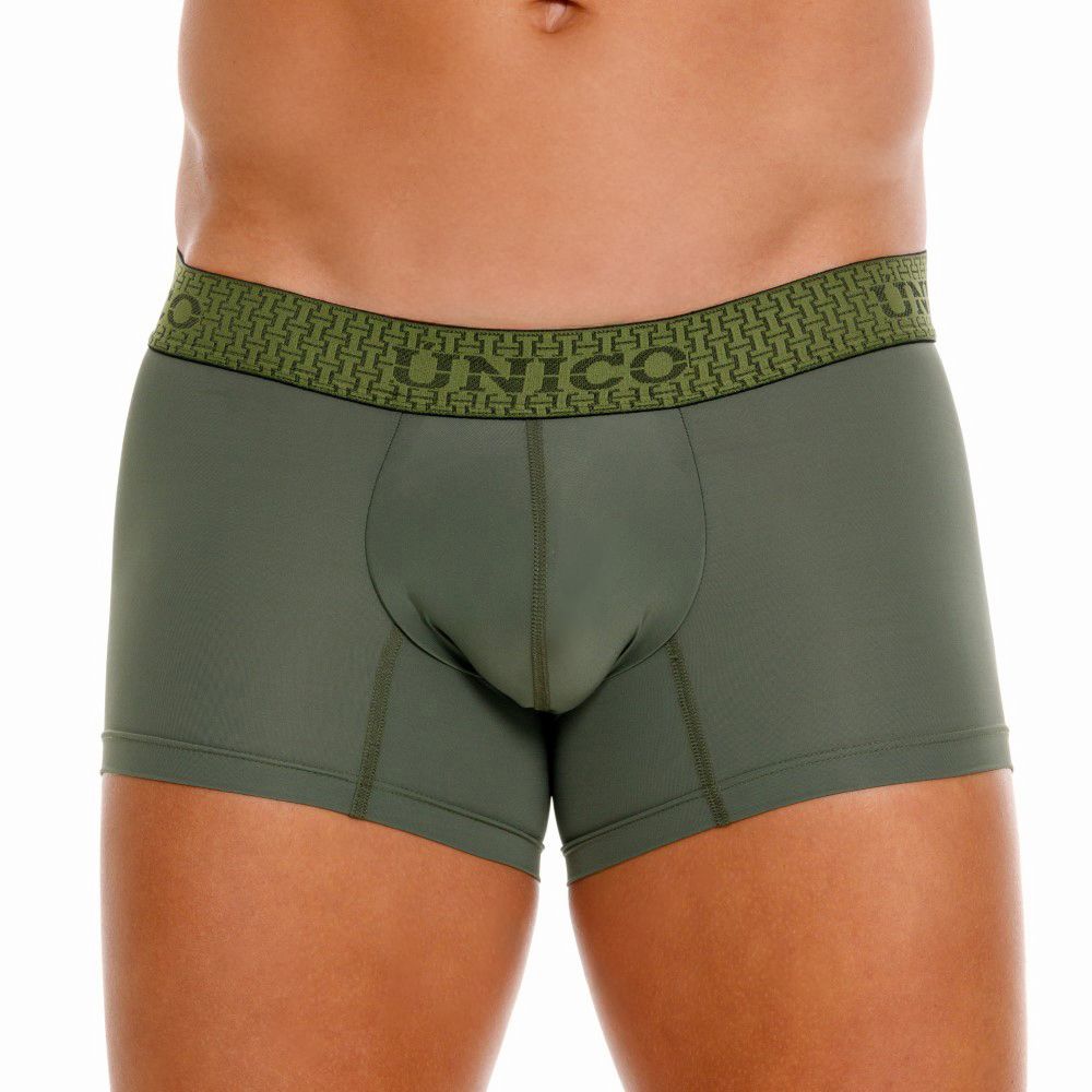 Mundo Unico Men's Underwear 25020100105 Glauco Trunks Color 43-Green