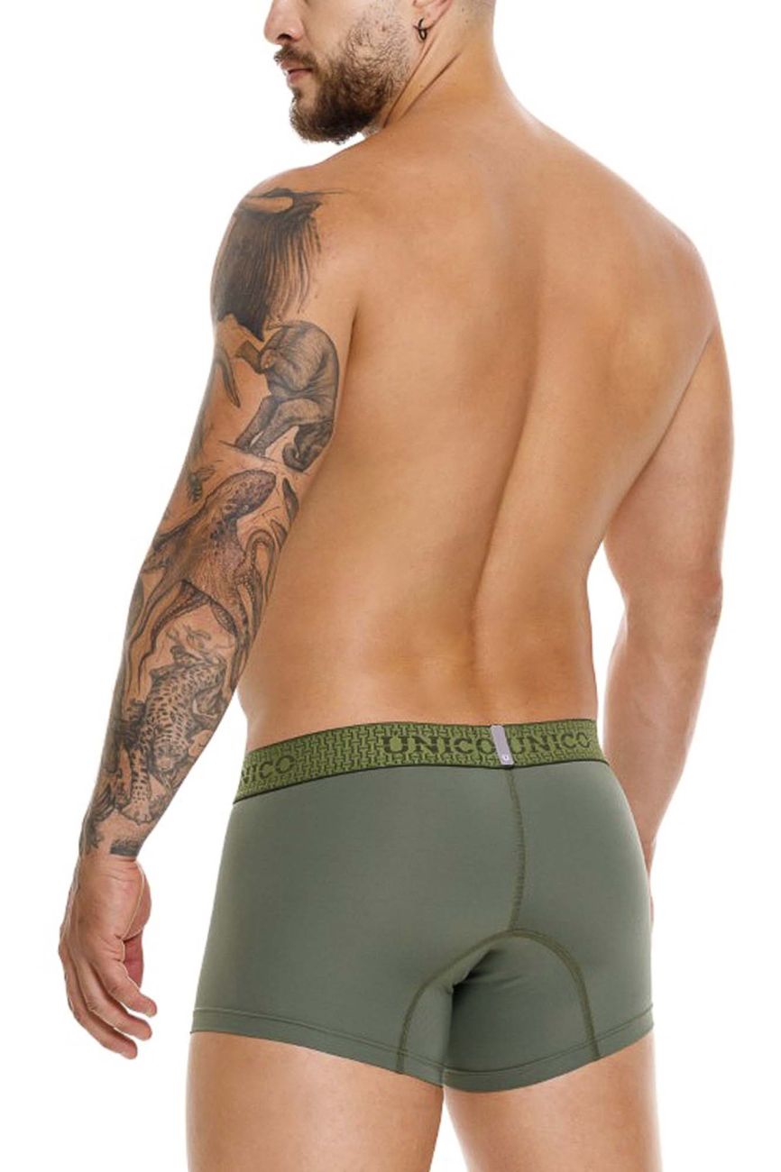 Mundo Unico Men's Underwear 25020100105 Glauco Trunks Color 43-Green