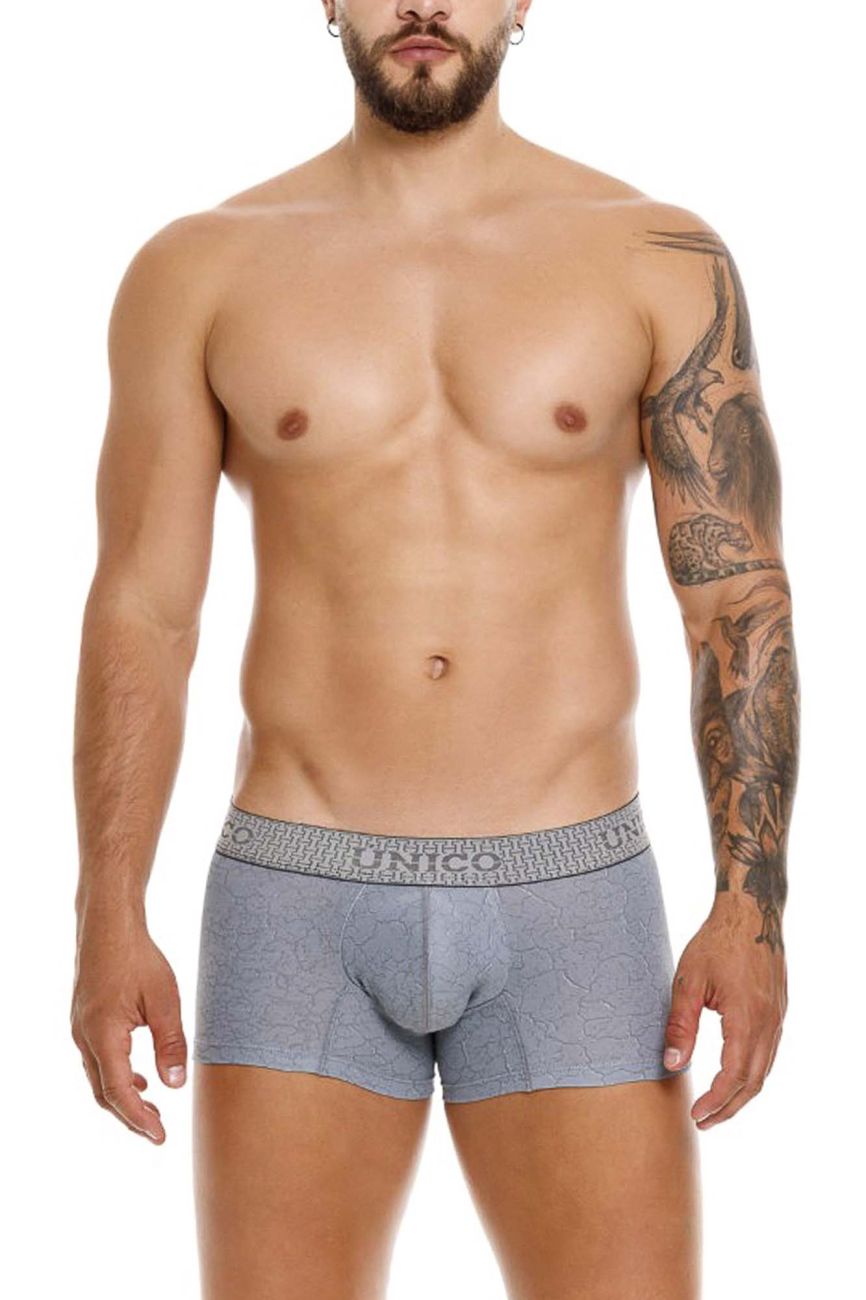 Mundo Unico Men's Underwear 25020100116 Baldio Trunks Color 59-Gray