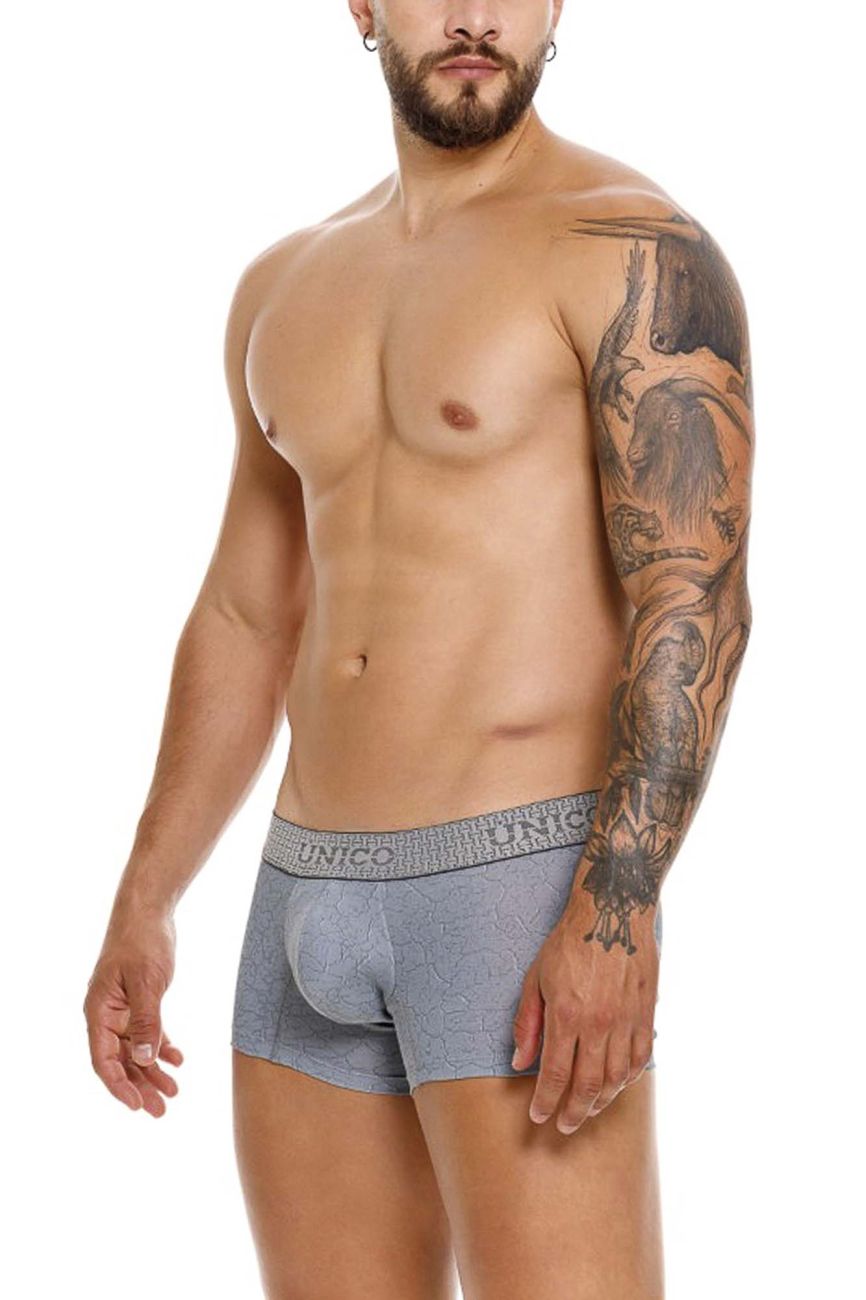 Mundo Unico Men's Underwear 25020100116 Baldio Trunks Color 59-Gray