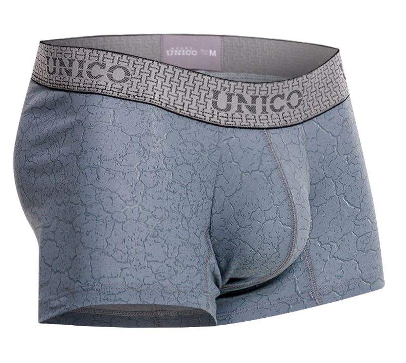 Mundo Unico Men's Underwear 25020100116 Baldio Trunks Color 59-Gray