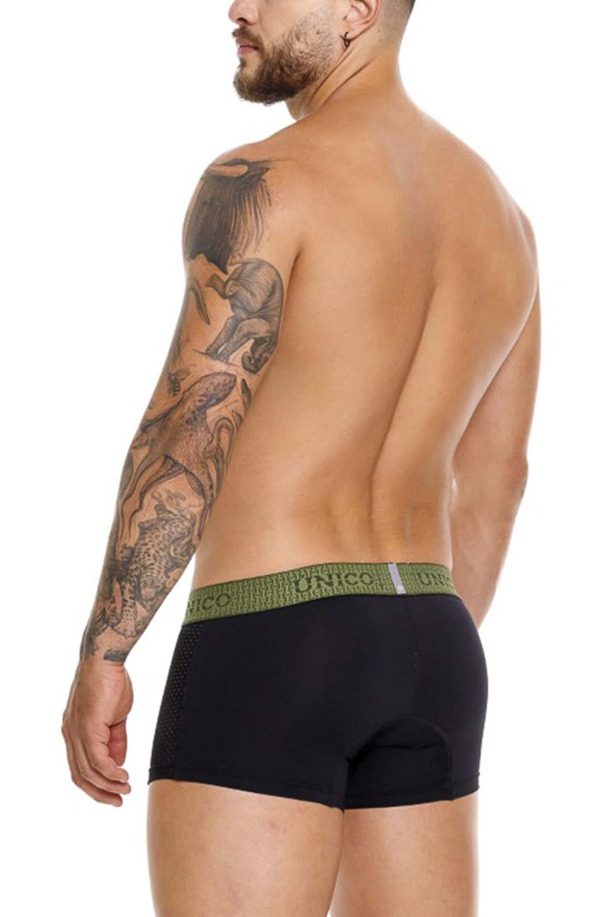 Mundo Unico Men's Underwear 25020100121 Tribunal Trunks Color 99-Black