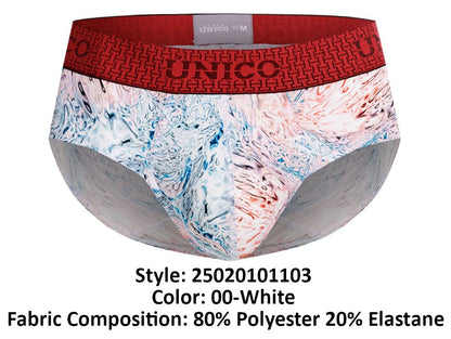 Mundo Unico Men's Underwear 25020101103 Rizo Briefs Color 00-White