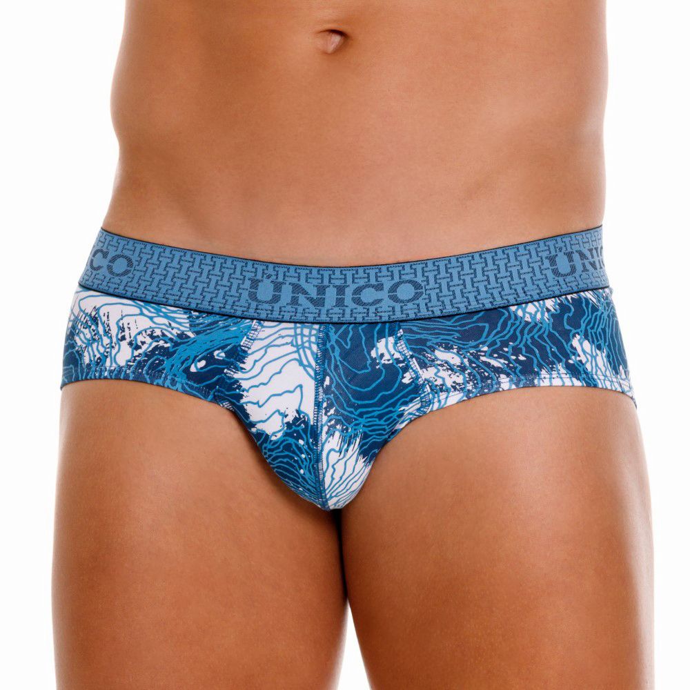 Mundo Unico Men's Underwear 25020101117 Barniz Briefs Color 46-Blue