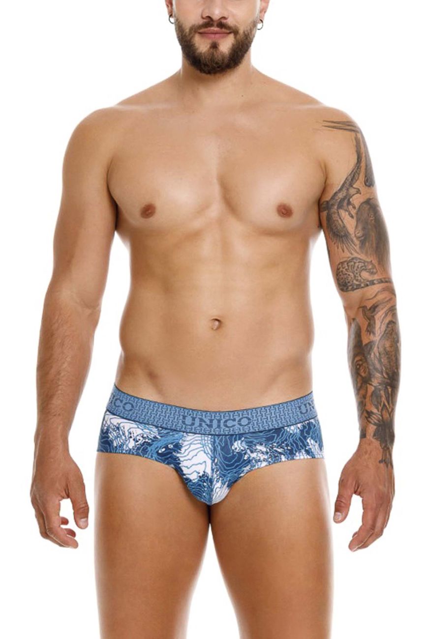 Mundo Unico Men's Underwear 25020101117 Barniz Briefs Color 46-Blue