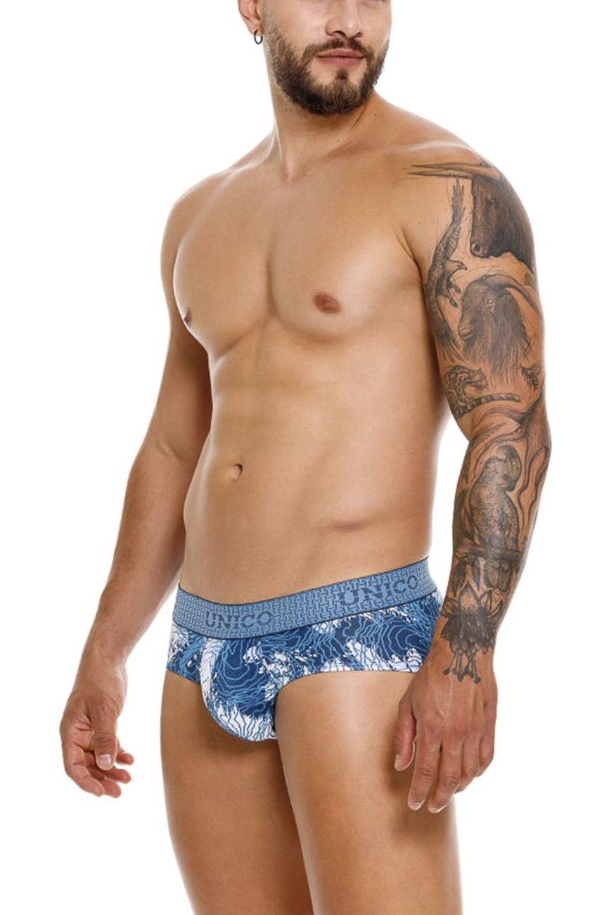 Mundo Unico Men's Underwear 25020101117 Barniz Briefs Color 46-Blue