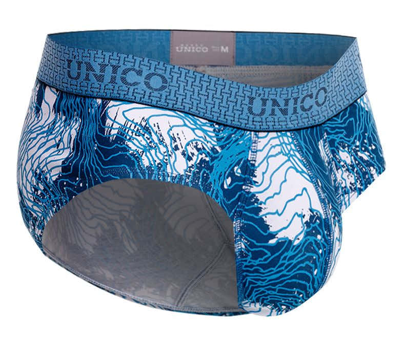 Mundo Unico Men's Underwear 25020101117 Barniz Briefs Color 46-Blue