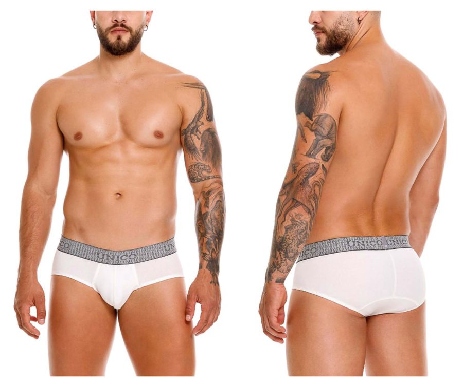 Mundo Unico Men's Underwear 25020101120 Marfil Briefs Color 02-White