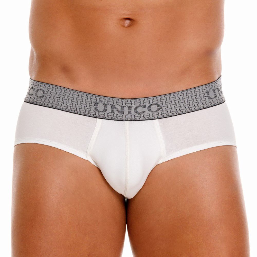 Mundo Unico Men's Underwear 25020101120 Marfil Briefs Color 02-White