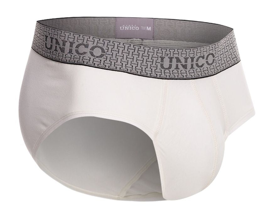 Mundo Unico Men's Underwear 25020101120 Marfil Briefs Color 02-White