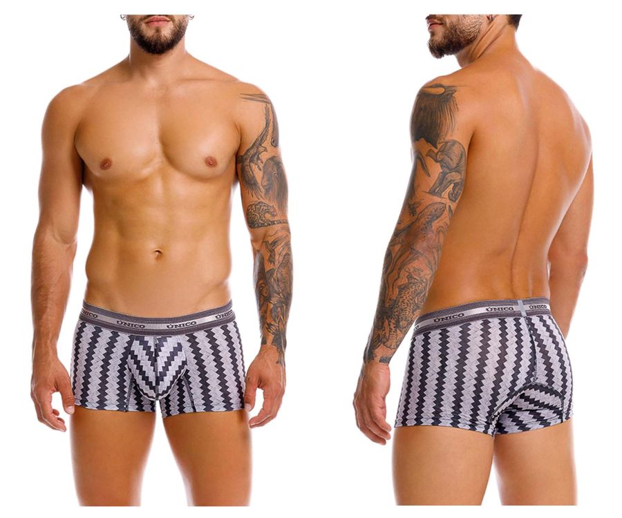 Mundo Unico Men's Underwear 25040100118 Tricotosa Trunks Color 59-Stripes