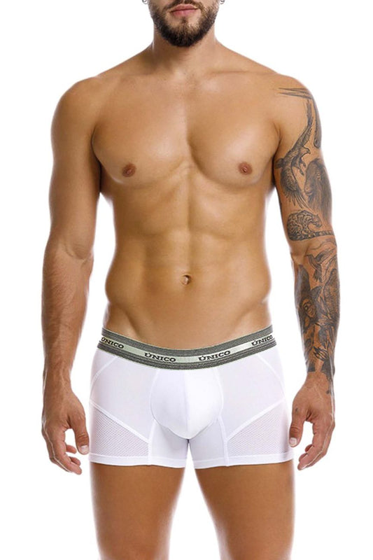 Mundo Unico Men's Underwear 25040100122 Sensacion Trunks Color 00-White