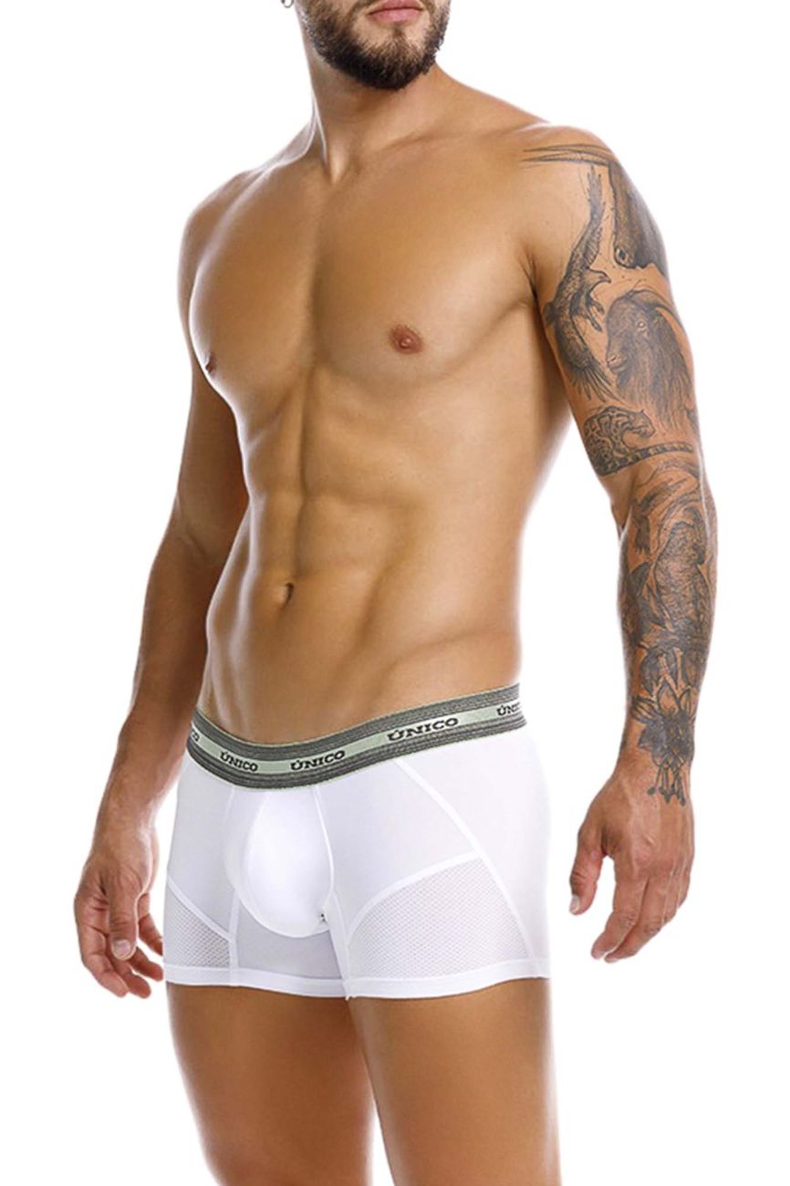 Mundo Unico Men's Underwear 25040100122 Sensacion Trunks Color 00-White