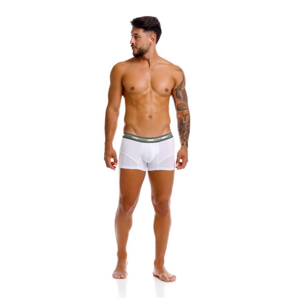Mundo Unico Men's Underwear 25040100122 Sensacion Trunks Color 00-White