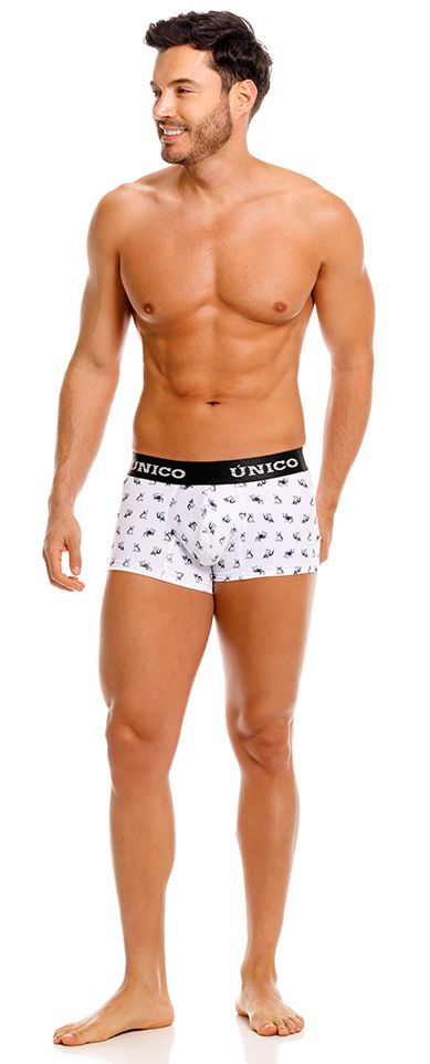Mundo Unico Men's Underwear 25040100130 Frenchis Trunks Color 00-White