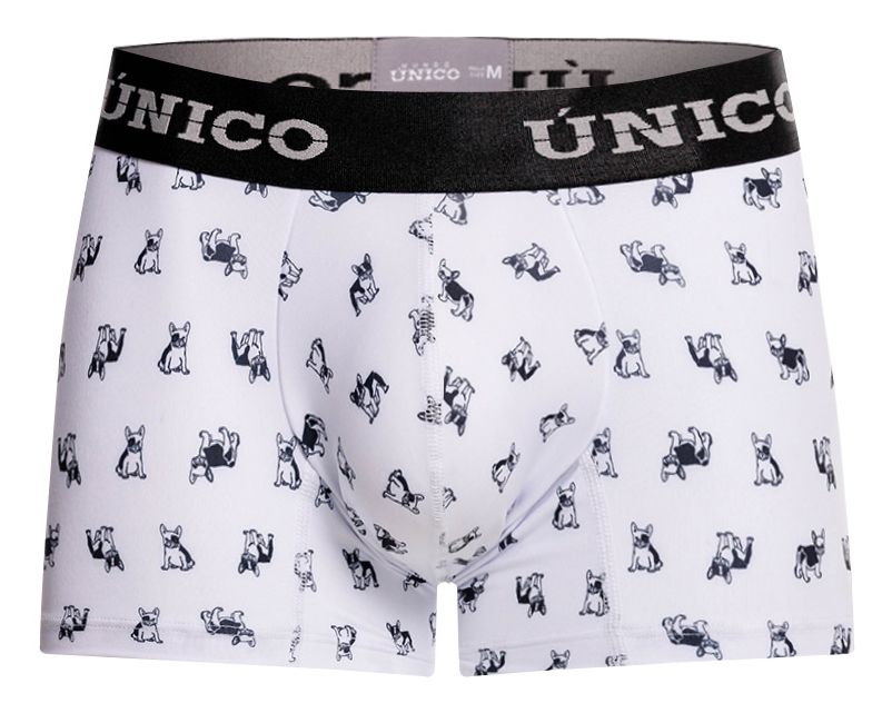 Mundo Unico Men's Underwear 25040100130 Frenchis Trunks Color 00-White