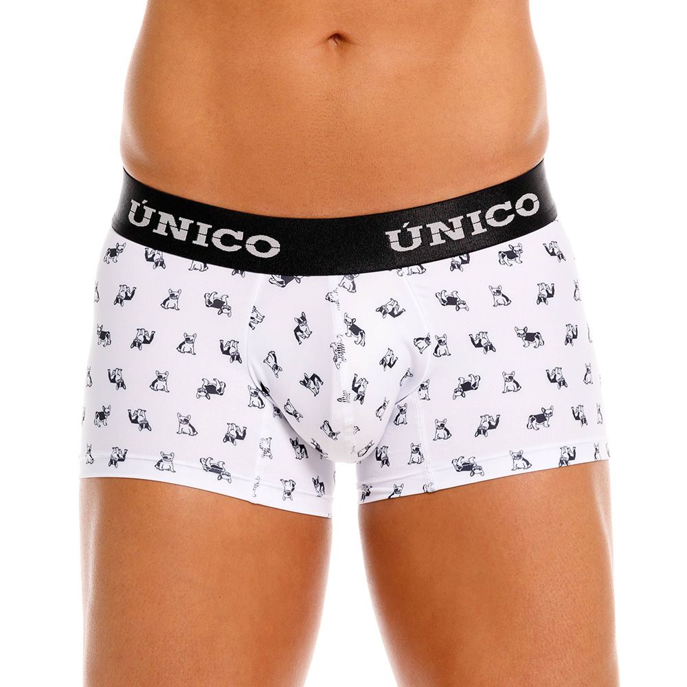 Mundo Unico Men's Underwear 25040100130 Frenchis Trunks Color 00-White