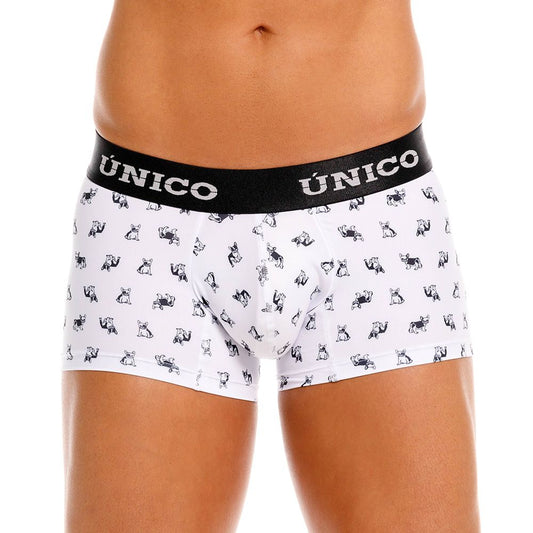 Mundo Unico Men's Underwear 25040100130 Frenchis Trunks Color 00-White