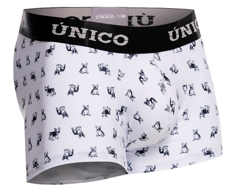 Mundo Unico Men's Underwear 25040100130 Frenchis Trunks Color 00-White