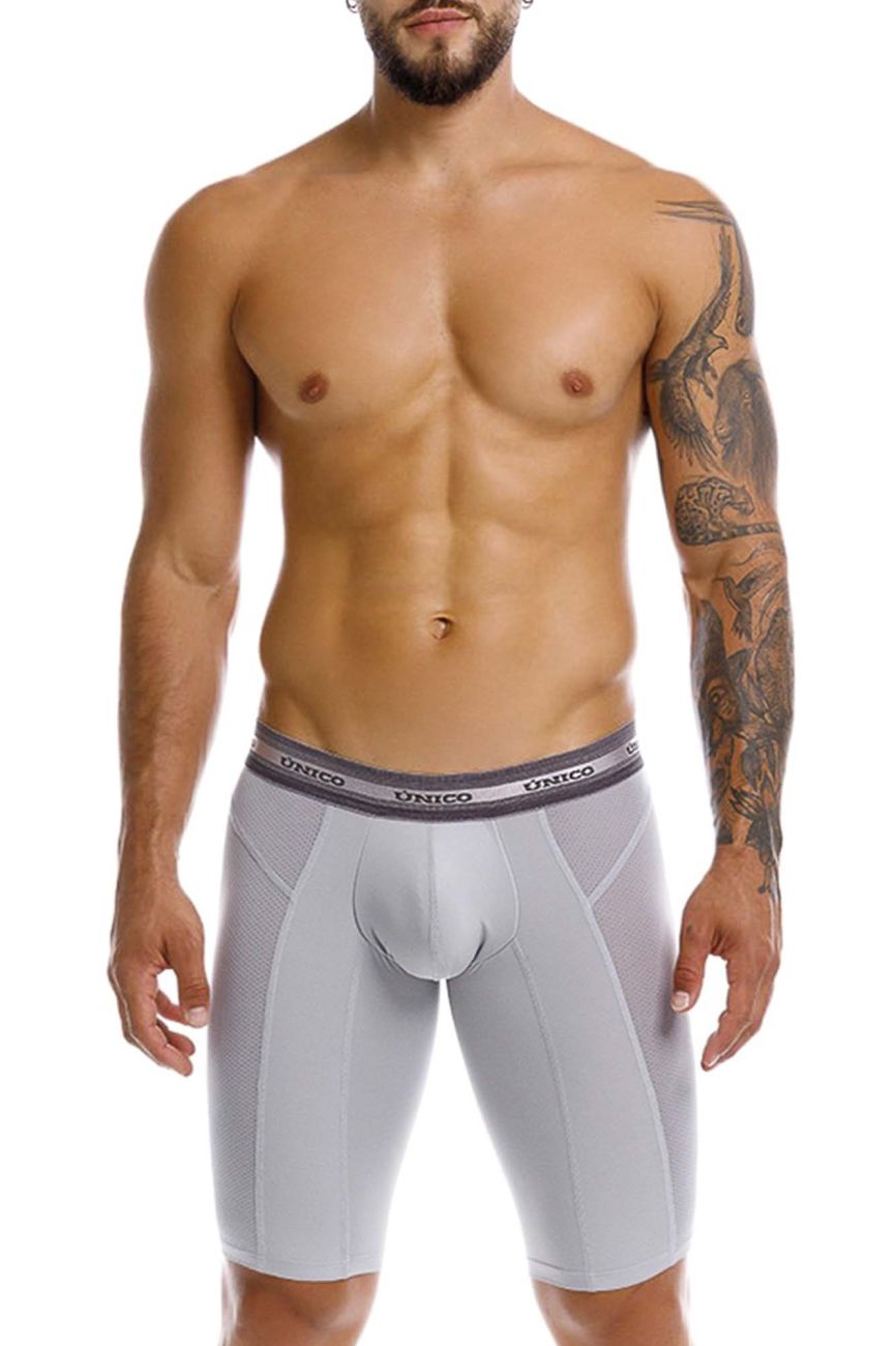Mundo Unico Men's Underwear 25040100323 Albaricoque Boxer Briefs Color 59-Gray