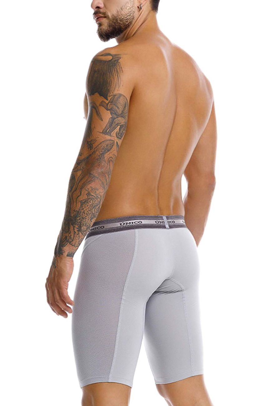 Mundo Unico Men's Underwear 25040100323 Albaricoque Boxer Briefs Color 59-Gray