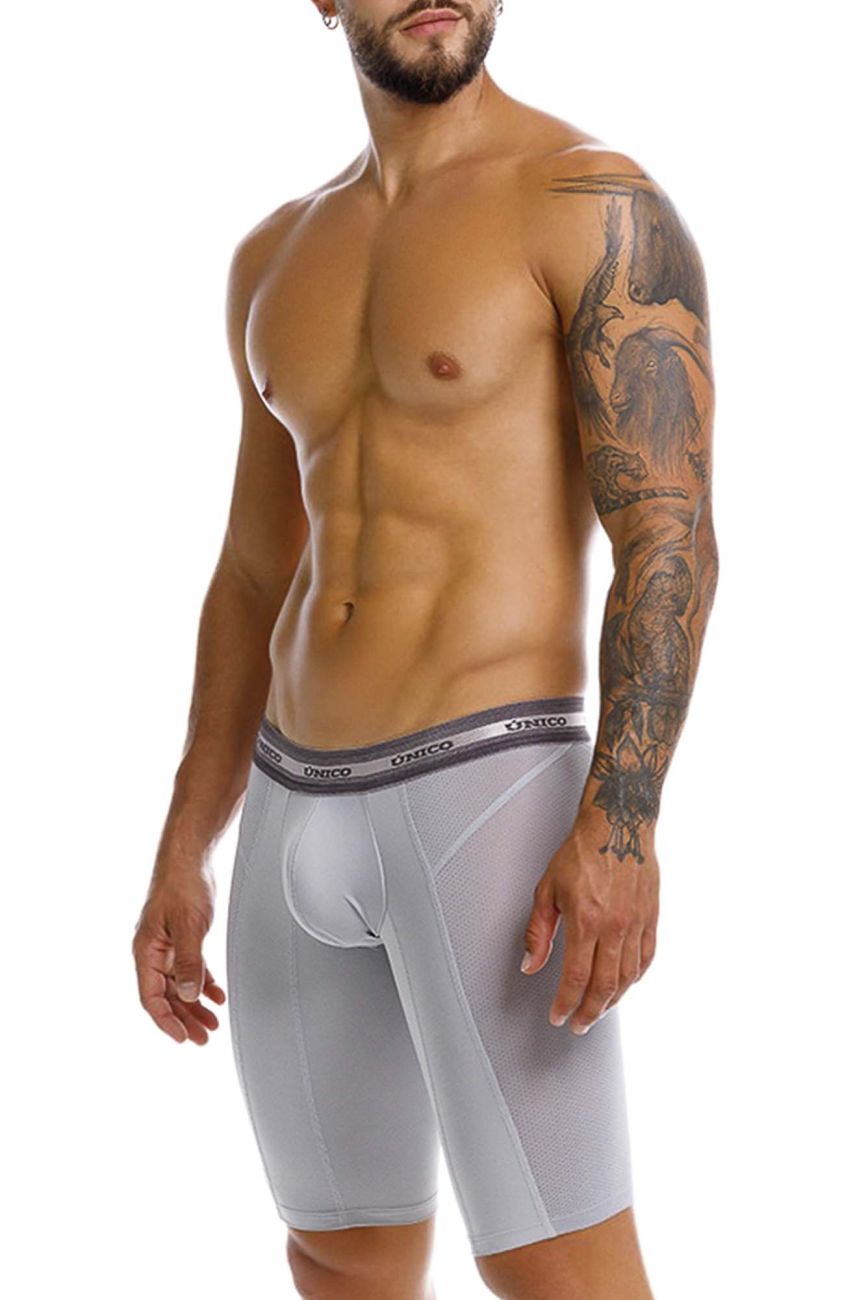 Mundo Unico Men's Underwear 25040100323 Albaricoque Boxer Briefs Color 59-Gray