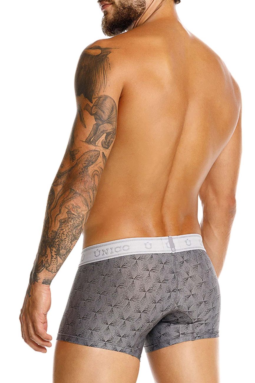 Mundo Unico Men's Underwear 25050100103 Chisell Trunks Color 59-Gray