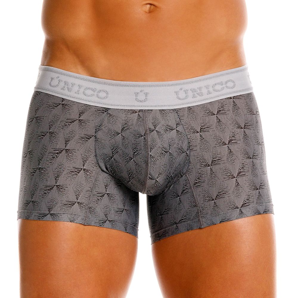 Mundo Unico Men's Underwear 25050100103 Chisell Trunks Color 59-Gray