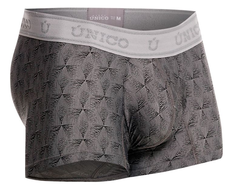 Mundo Unico Men's Underwear 25050100103 Chisell Trunks Color 59-Gray