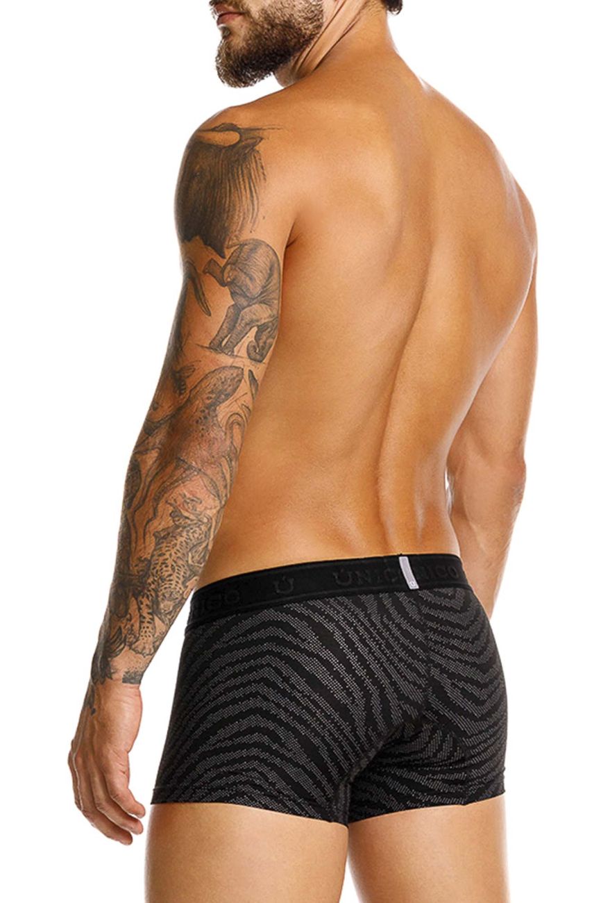 Mundo Unico Men's Underwear 25050100104 Zelmur Trunks Color 99-Black