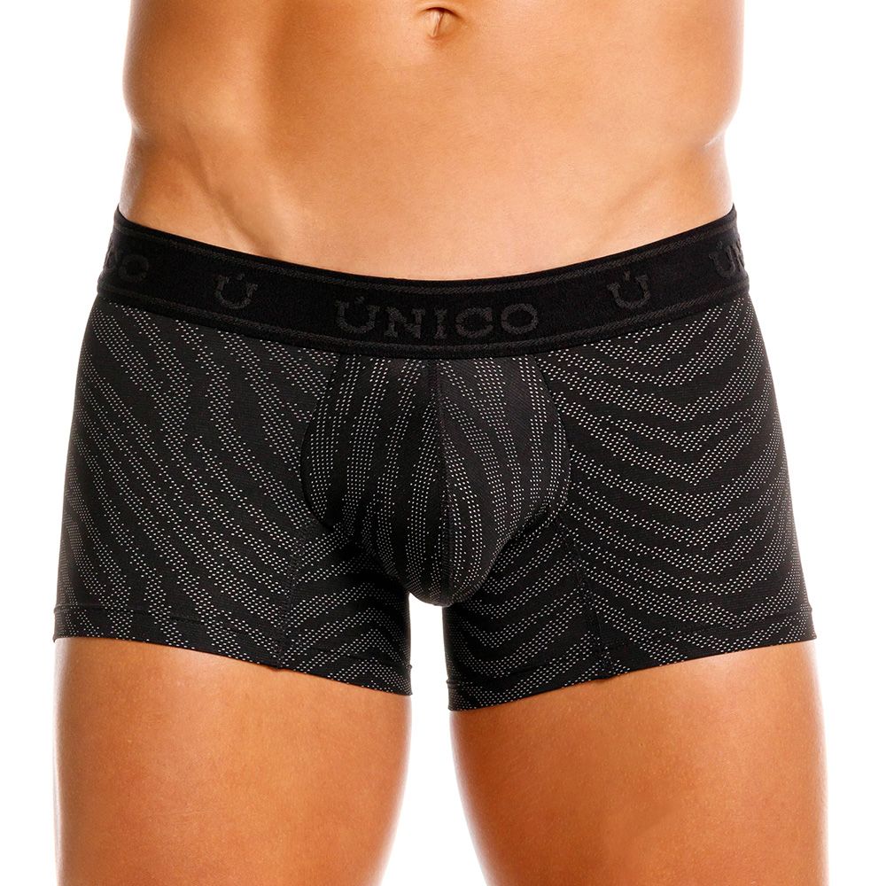 Mundo Unico Men's Underwear 25050100104 Zelmur Trunks Color 99-Black