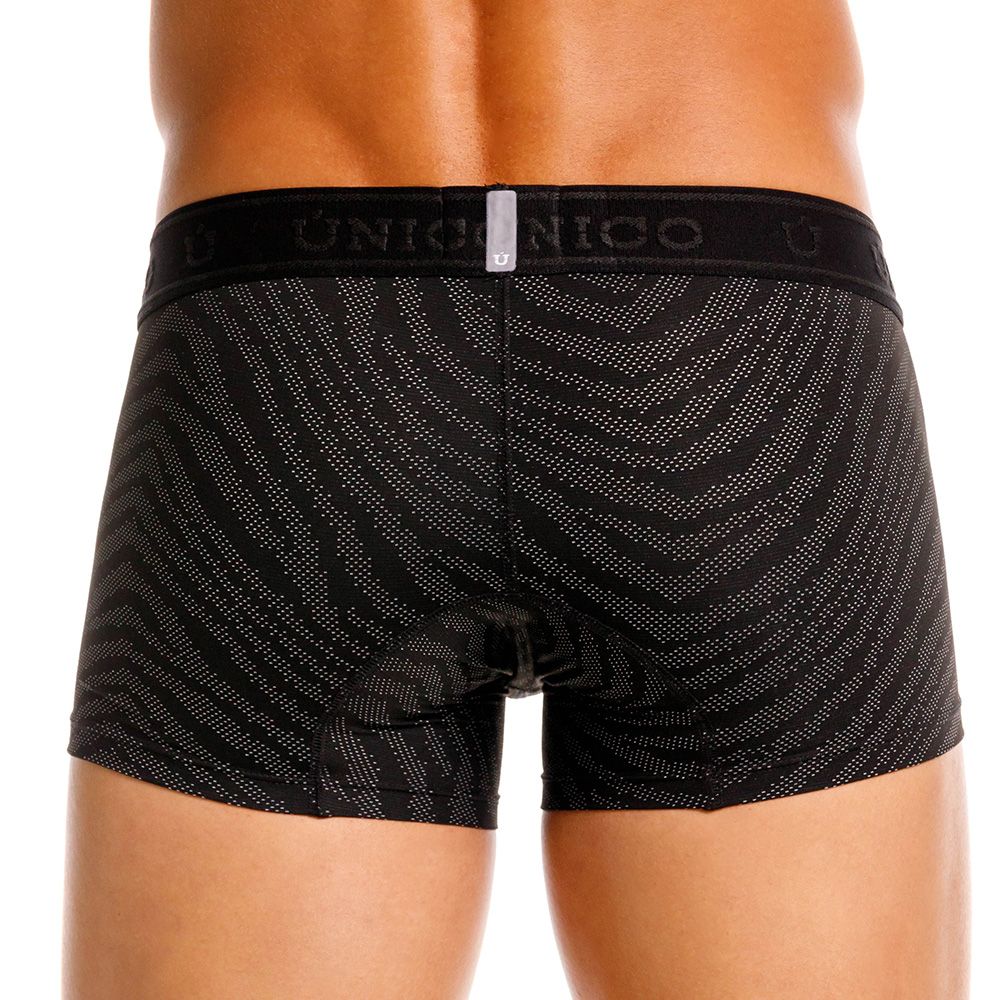 Mundo Unico Men's Underwear 25050100104 Zelmur Trunks Color 99-Black