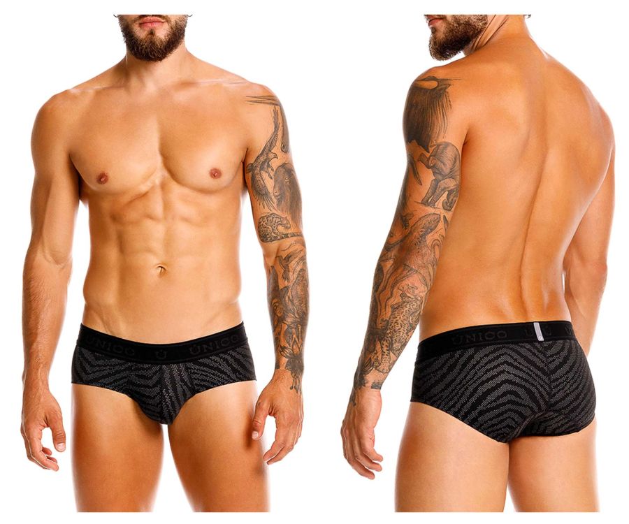 Mundo Unico Men's Underwear 25050101104 Zelmur Briefs Color 99-Black