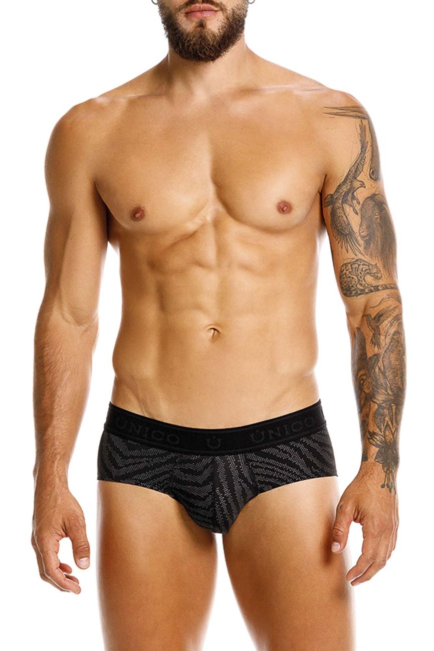 Mundo Unico Men's Underwear 25050101104 Zelmur Briefs Color 99-Black