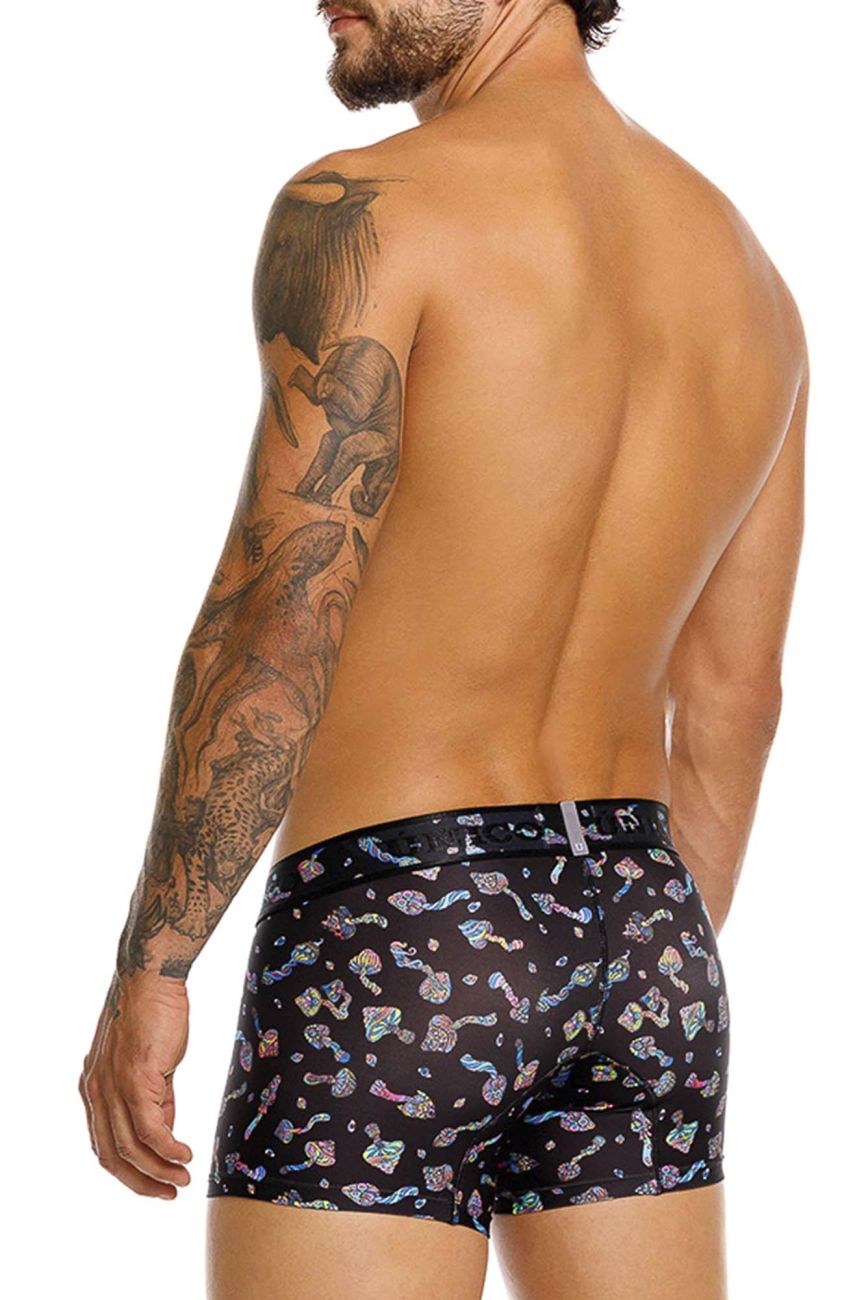 Mundo Unico Men's Underwear 25060100103 Hongos Trunks Color 99-Black