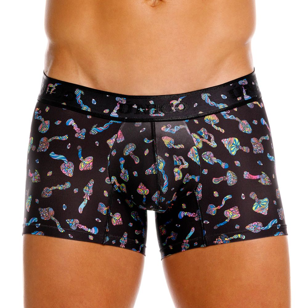 Mundo Unico Men's Underwear 25060100103 Hongos Trunks Color 99-Black