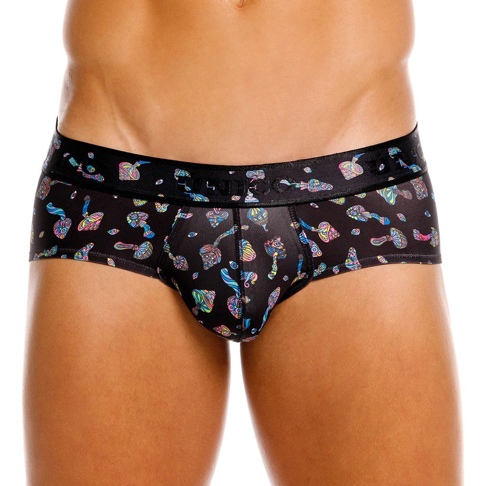 Mundo Unico Men's Underwear 25060101103 Hongos Briefs Color 99-Black