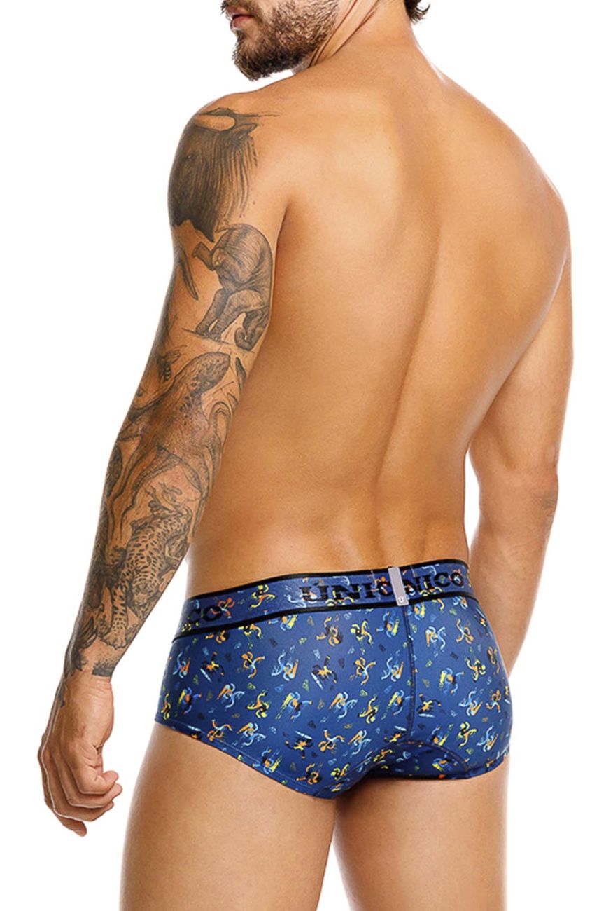 Mundo Unico Men's Underwear 25060101106 Pacer Briefs Color 46-Blue