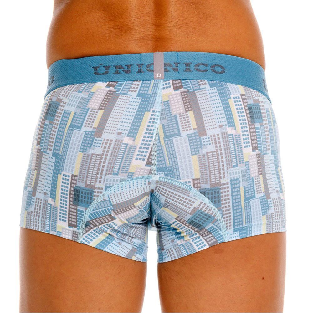 Mundo Unico Men's Underwear 26020100103 Ocarina Trunks Color 46-Blue