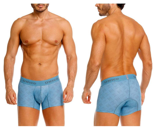 Mundo Unico Men's Underwear 26020100111 Lenoso Trunks Color 46-Blue