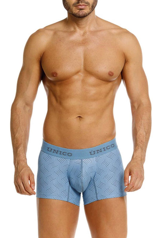 Mundo Unico Men's Underwear 26020100111 Lenoso Trunks Color 46-Blue
