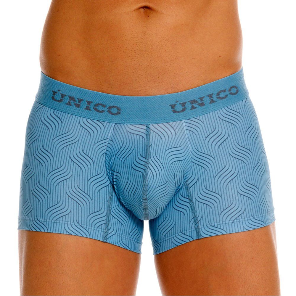 Mundo Unico Men's Underwear 26020100111 Lenoso Trunks Color 46-Blue